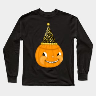 Old Fashioned Pumpkin Head Long Sleeve T-Shirt